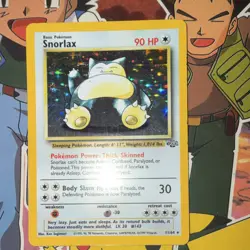 Snorlax 11/64 Jungle Holo Rare 90 HP Basic Pokemon Card English Pokemon - Image 1
