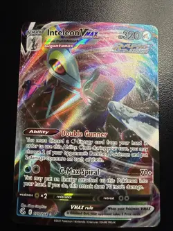 Inteleon VMAX 079/264 Fusion Strike Pokemon Card - Image 1