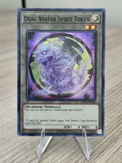 Yugioh Dual Avatar Spirit Token OP14-EN026 Super Rare NM - Image 1