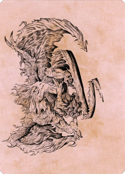 Miirym, Sentinel Wyrm Art Card - Art Series: Battle for Baldur's Gate (ASCLB) - Image 1