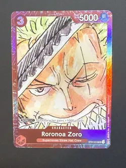 One Piece Roronoa Zoro Premium Collection Film Red ST01-013 Promo Card - Image 1