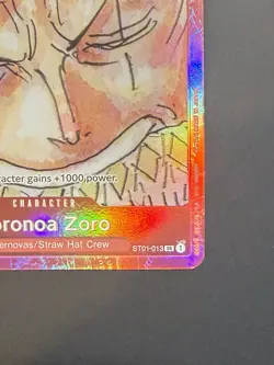 One Piece Roronoa Zoro Premium Collection Film Red ST01-013 Promo Card - Image 2