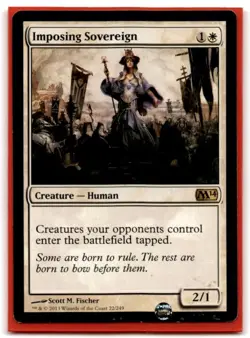 Magic 2014 (M14) #22 Imposing Sovereign - Image 1