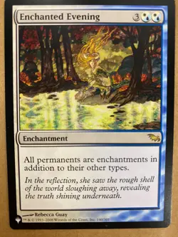 MTG 1x Enchanted Evening # 140 The List - Shadowmoor Magic the Gathering x1 NM - Image 1