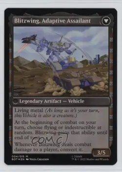 Blitzwing Cruel Tormentor // Adaptive Assailant Foil Magic Transformers #004 - Image 2