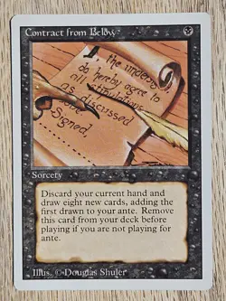 MTG - (x2) Contract from Below Revised Edition. Both are in near mint condition. - Image 2