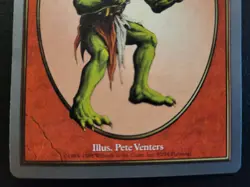 Goblin Token 1998 Unglued UGL Pete Venters Art LP MTG - Image 4