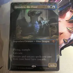 FOIL Quandrix the Proof - Borderless - Secrets of Strixhaven - MtG - NM - Image 1