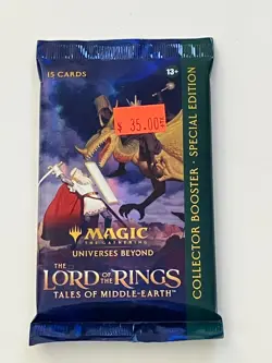 MAGIC THE GATHERING LORD OF THE RINGS COLLECTOR BOOSTER PACK SPECIAL EDITION - Image 1