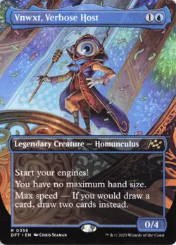 Vnwxt, Verbose Host (Borderless), #356, Aetherdrift, R - NM - Image 1
