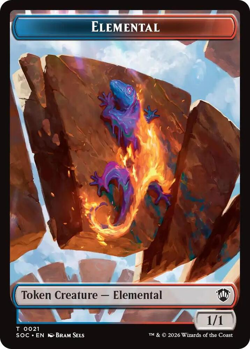 Elemental (0021) || Phyrexian Myr - Commander: Secrets of Strixhaven (SOC) - Image 1