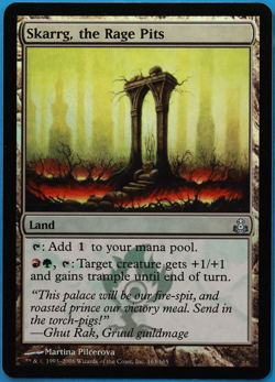 Skarrg, the Rage Pits FOIL Guildpact NM Land Uncommon CARD (502316) ABUGames - Image 1