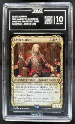 2025 Magic MTG Innistrad Remastered Edgar Markov Showcase #0328 TAG 10 - Image 1