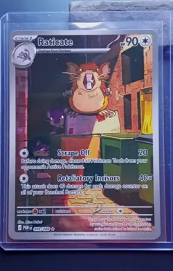 2 Card Pokemon Lot Raticate Ar 099/088 English ,Talonflame 083/080 Art Rare... - Image 2