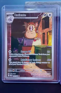 2 Card Pokemon Lot Raticate Ar 099/088 English ,Talonflame 083/080 Art Rare... - Image 5