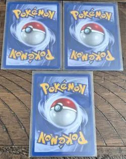 Pokemon Legendary Birds Set Moltres Articuno Zapdos Black Star Promo WOTC Minty - Image 2