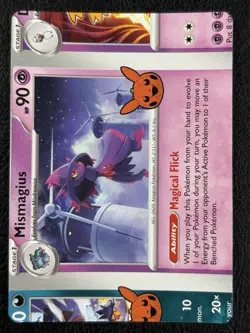 NFC Miscut - Mismagius 088/193 - Trick Or Trade 2023 - Error - Pokemon TCG - Image 2