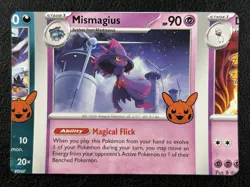 NFC Miscut - Mismagius 088/193 - Trick Or Trade 2023 - Error - Pokemon TCG - Image 4