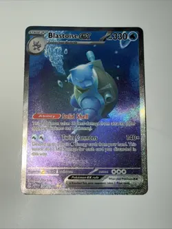 Pokemon Blastoise EX 200/165 Scarlet & Violet 151 Holo Special SIR NM - Image 1
