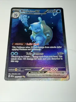 Pokemon Blastoise EX 200/165 Scarlet & Violet 151 Holo Special SIR NM - Image 2