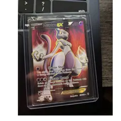 Pokemon TCG Mewtwo EX 158/162 Breakthrough Ultra Rare Full Art Holo 170 HP - Image 1
