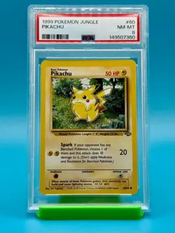 PSA 8 - Pokemon Jungle Pikachu #60 - Image 1