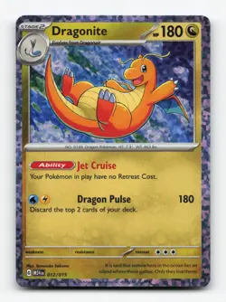 Pokemon TCG - Dragonite 012/015 Near Mint Holo Promo McDonald's Promos 2024 - Image 1
