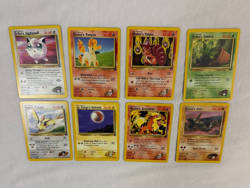 8 Pokemon Gym Challenge and Heroes Lot NM to LP, No Doubles, Vintage 2000 PICS - Image 3