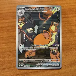 Pokemon - 202/182 - Team Rocket's Raticate - Destined Rivals - Image 1