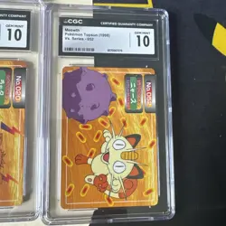 Topsun Vs. Series Pokemon Massive Lot CGC Meowth Vulpix Mewtwo Haunter And More - Image 4