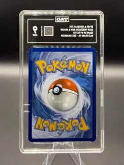 Pokemon Eevee & Snorlax GX Team Up Secret Rare Full Art #191 TAG 9 Mint PSA - Image 2
