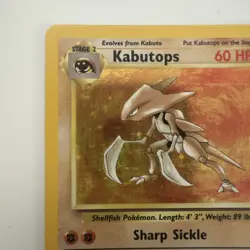 Pokemon Kabutops 9/62 Fossil Holo Unlimited NM - Image 2
