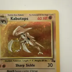 Pokemon Kabutops 9/62 Fossil Holo Unlimited NM - Image 3