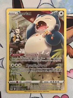 Pokemon TCG Snorlax Lost Origin Trainer Gallery TG10/TG30 Near Mint - Image 1