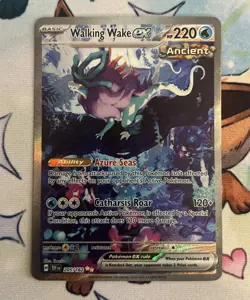 Pokemon TCG Walking Wake EX Special Illustration Rare Temporal Forces 205/162 - Image 1
