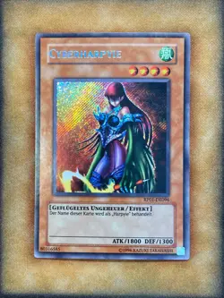 Yugioh Cyber Harpie RP01-EN096 RP01-DE096 Secret Rare GERMAN LP - Image 1
