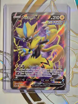 Pokemon Sword & Shield Chilling Reign Zeraora V 165/198 Full Art Rare - Image 1