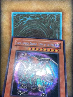 Yugioh Chaos Emperor Dragon - Envoy of the End IOC-000 Secret Rare 1st Ed VLP - Image 2