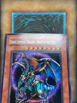 Yugioh Chaos Emperor Dragon - Envoy of the End IOC-000 Secret Rare 1st Ed VLP - Image 5