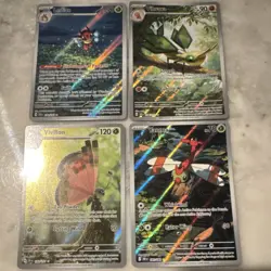 Pokemon Illustration Rare Lot Yanma Vibrava Vivillon Ledian Full Art IR NM - Image 1