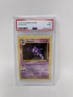 1999 Pokemon Base Set #29 Haunter PSA 9 Mint - Image 1