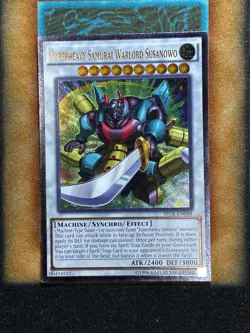 Yugioh Superheavy Samurai Warlord Susanowo SECE-EN048 Ultimate Rare NM - Image 1