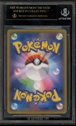 Pokemon Pikachu P.M. Stamp Bx. JPN Full Art Promo 227/S-P BGS 10 BLACK LABEL - Image 2