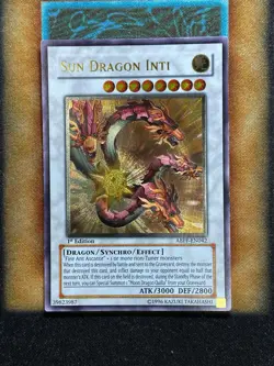 Yugioh Sun Dragon Inti ABPF-EN042 Ultimate Rare 1st Ed LP - Image 1