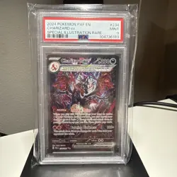 Pokemon Charizard EX 2024 Full Art Sir Paldean Fates PSA 9 - Image 1