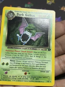 Dark Golbat (7) HOLO Unlimited Team Rocket 07/82 - Pokemon TCG - Image 3
