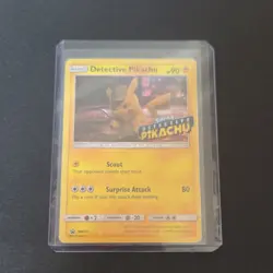 Pokemon TCG Detective Pikachu SM170 Promo Regular 90 HP 80 Attack 2019 - Image 1