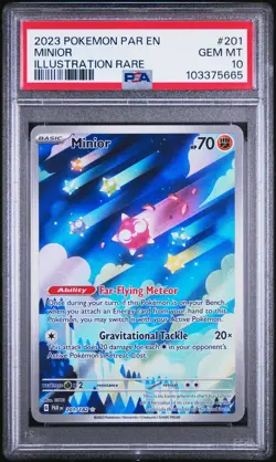 POKEMON MINIOR PARADOX RIFT 201 IR PSA 10 GEM MINT INVEST - Image 1