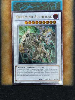 Yugioh Overmind Archfiend EXVC-EN044 Ultimate Rare MP - Image 1