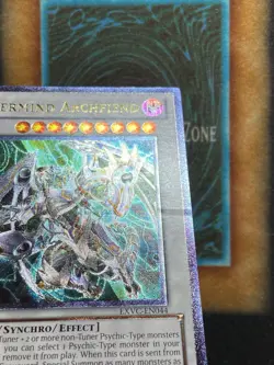 Yugioh Overmind Archfiend EXVC-EN044 Ultimate Rare MP - Image 2